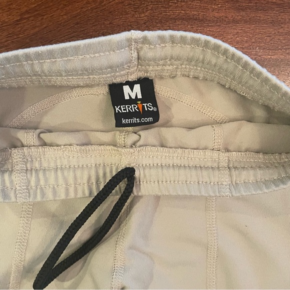 Girls Kerrits tan Horse riding tights medium - Picture 3 of 6